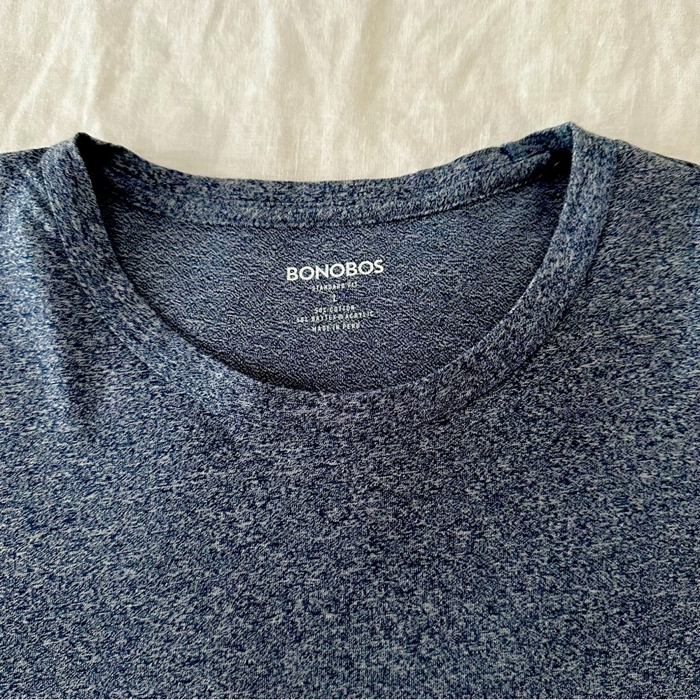 Bonobos Long Sleeve Heathered Shirt